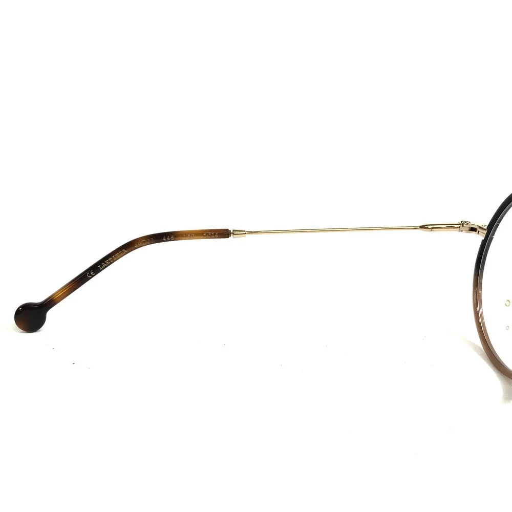 Nathalie Blanc Eyeglasses Frames LAETITIA 448 Black Brown Gold Egg 49-20-140
